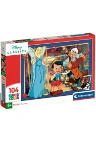 Puzzle 104 el. SuperColor. Pinocchio Clementoni