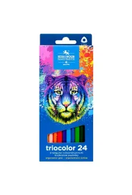 Koh-I-Noor Kredki Triocolor Tygrys 24 szt.