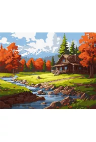 Ideyka Malowanie po numerach - Miejsce inspiracji 40x50cm