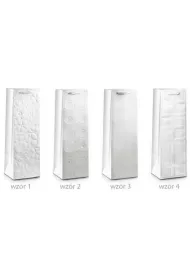 Pan Dragon Torba prezentowa Lux bia�a MIX 36x12x10cm