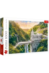 Puzzle 1000 el. Sanktuarium Las Lajas, Kolumbia Trefl