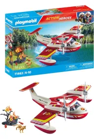 Action Heroes Playmobil Samolot stra�y po�arnej z funkcj� gaszenia po�aru 71463