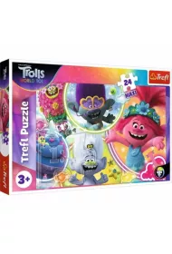 Puzzle maxi 24 el. Muzyczny wiat Troli Trefl