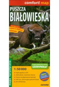 Puszcza Bia�owieska mapa turystyczna laminowana