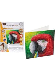 Diamentowa mozika Papuga 18x18cm Pro Kids