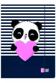 St. Majewski Teczka z gumk A4  Love Panda St.Right