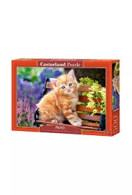 Puzzle 500 el. Rudy kociak Castorland