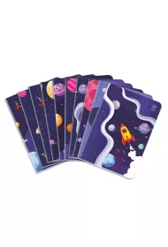 Elanders Zeszyt A5 In Space kratka 32 kartki 10 szt.