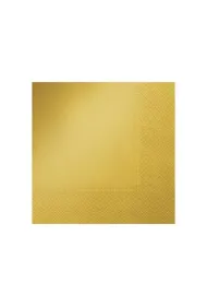 MFP Serwetki jednokolorowe z�ote 33x33 SDL552408