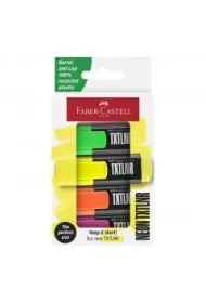 Faber-Castell Zakre�lacz mini txtlnr 4 kol. neonoweopakowanie kartonowe