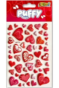 Penmate Naklejki puffy Hearts