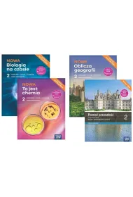 Pakiet: NOWA Biologia na czasie 2. Podr�cznik, NOWE Oblicza geografii 2. Podr�cznik, NOWA To jest chemia 2. Podr�cznik, Pozna� przesz�o�� 2. Poziom podstawowy. Podr�cznik. Liceum i technikum. Zakres podstawowy. Edycja 2024