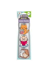 Happy Color Naklejki WATER BOTTLE - Baby Cats, 83x286 mm