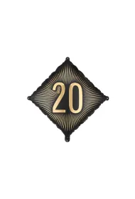 PartyDeco Balon foliowy 20 46x46cm
