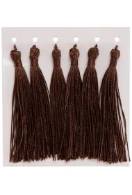Brewis Fr�dzelki chwosty ozdobne br�zowe 8cm
