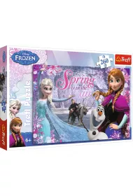 Puzzle 260 el. Mi�o�� w Krainie Lodu. Frozen Trefl