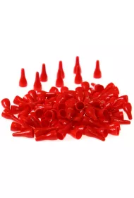 Pionki do gry plastik zwyke - czerwone Plastic Polska