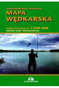 Mapa w�dkarska wojew�dztwa lubuskiego 1:200 000