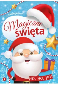 Ksi��eczka A4  Magiczne �wi�ta. Ho, ho, ho   NAKLEJKI SKRZAT 073669