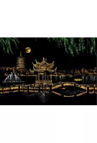 Twoje Hobby West Lake. Magiczna zdrapka - wydrapywanka 40.0 x 28.5 cm