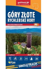 Mapa turystyczna G�ry Z�ote - G�ry Rychlebskie 1:40 000