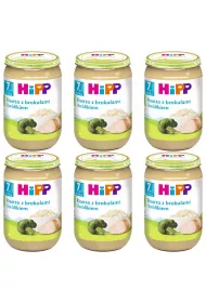 Hipp Risotto z brokuami i krlikiem po 7. miesicu zestaw 6 x 220 g