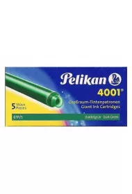 Pelikan Naboje dugie GTP/5 zielone 5 szt.