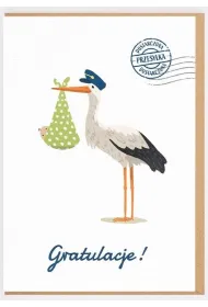Nadwyraz.com Bocian kartka