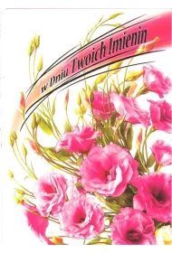 Art Nuvo Karnet B6 Kwiaty imieniny FF1284