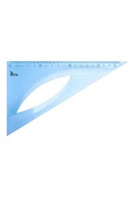Tetis Ekierka prostok�tna niebieska 19cm