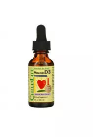 ChildLife Essentials Witamina D3 - Naturalna Jagoda dla dzieci Suplement diety 30 ml