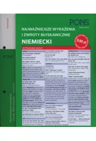 J�zyk niemiecki. Najwa�niejsze wyra�enia i zwroty b�yskawiczne