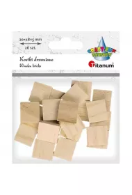 Titanum Kostki drewniane p�ytki 18 x 20 x 5 mm
