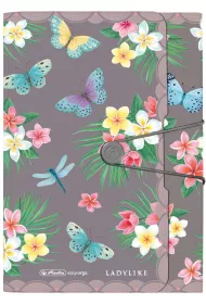 Herlitz Teczka rozk�adana A4 PP Ladylike Butterflies