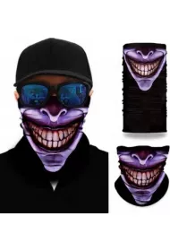 Chusta bandana antybakteryjna - fioletowy Joker