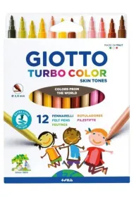 Markery Turbo Color Skin Tones 12 kolor�w GIOTTO
