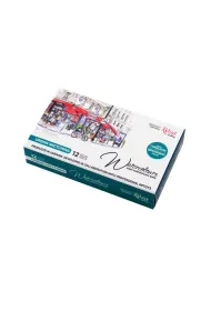 Rosa Farby akwarelowe w kostkach Urban Sketching w metalowej kasetce 12 kolor�w