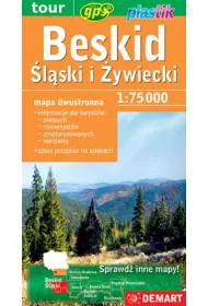 Beskid S�decki - mapa turystyczna 1:50 000