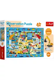 Puzzle obserwacyjne 70 el. Odwiedzamy plac budowy Trefl