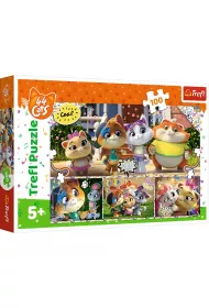 Puzzle 100 el. Zgrana ekipa przyjaci� Trefl