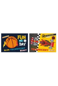 Beniamin Blok techniczny A4 Chopiec biay 10 kartek