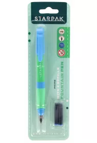 Pi�ro wieczne z 2nabojami  Prime niebiesko/zielone STARPAK 537025