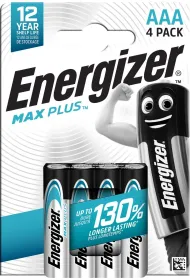 Bateria alkaliczna LR03 ENERGIZER MAX Plus 4 szt.
