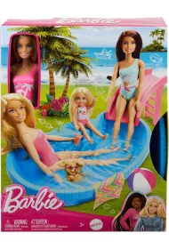 Barbie Basen z lalk i akcesoriami Mattel
