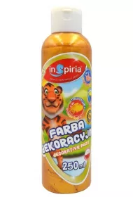 InSpiria Farba dekoracyjna metaliczna z�ota 250 ml