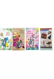 Polkart Karnet B6 Super LUX Serdeczne �yczenia m�skie, teczka i kapelusz 12 szt.
