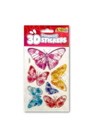 Penmate Naklejki 3D Transparent Six Butterflies