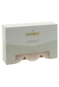 ScentMoods Rustykalna �wieca w kolorze Coral 5x5cm 6 szt.