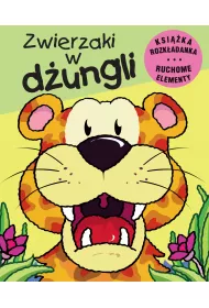 Zwierzaki w d�ungli. Ksi��ka rozk�adana. Ruchome Elementy