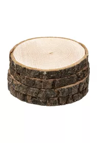 Secret de Gourmet Komplet okrgych podstawek Ecorce 4 szt.